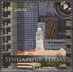 Sellos del Mundo : Asia : Singapur : SINGAPUR 2008 Sello Nuevo David Tay Poey Cher sin goma 