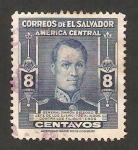 Stamps America - El Salvador -  General RamÃ³n Belloso