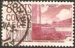 Stamps : America : Mexico :  estadio universitario en México, LQ