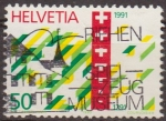 Stamps : Europe : Switzerland :  Suiza 1991 Scott 867 Sello 700 Aniversario Confederacion Suiza Michel1421 usado Switzerland Suisse 