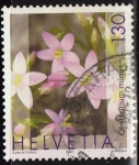 Stamps Switzerland -  Suiza 2003 Scott 1146 Sello Flores Centaurium Minus Michel1824 usado Switzerland Suisse 