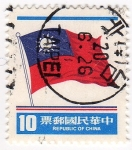 Stamps China -  Bandera