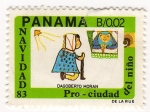 Stamps Panama -  Dagoberto Moran