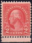 Sellos de America - Estados Unidos -  USA 1922-5 Scott 554 Sello Presidente George Washington (22/1/1732-14/12/1799) Estados Unidos Etats 