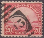 Stamps America - United States -  USA 1922-5 Scott 567 Sello Golden Gate San Francisco usado Estados Unidos Etats Unis 