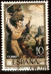 Stamps : Europe : Spain :  San Francisco de Asís - Luis de Morales "El Divino"