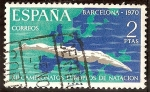 Stamps Spain -  XII Campeonatos europeos de natación, saltos y waterpodo