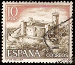 Stamps Spain -  Castillo de Bellver (Mallorca)