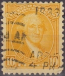 Stamps United States -  USA 1932 Scott 715 Sello Presidente George Washington usado Estados Unidos Etats Unis 