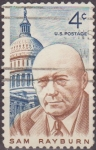 Stamps United States -  USA 1962 Scott 1202 Sello Personajes Sam Rayburn y Capitolio usado Estados Unidos Etats Unis 