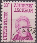 Sellos de America - Estados Unidos -  USA 1965 Scott 1286 Sello Presidente 7º Andrew Jackson (15/03/1767-08/06/1845) usado Estados Unidos 