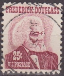 Stamps United States -  USA 1965 Scott 1290 Sello Personaje Frederick Douglass Abolicionista estadounidense usado Estados Un