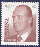 Stamps Spain -  Edifil 3860 Serie básica 4 Juan Carlos I 0,25
