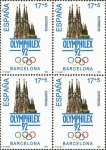 Stamps Spain -  juegos de la XXVolimpiada barcelona 92.