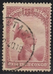 Stamps : Europe : Belgium :  Mujer Mangbetu.