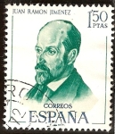 Stamps Spain -  Juan Ramon Jiménez