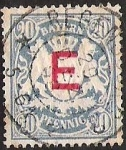 Stamps Germany -  DEUTFCHES REICH - BAYERN