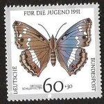 Stamps Germany -  DEUTSCHE BUNDESPOST - MARIPOSA GROSSER
