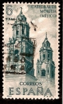 Stamps : Europe : Spain :  Forjadores de Amércia. Méjico - Catedral de Morella