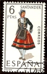 Stamps Spain -  Santander