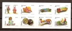 Stamps Spain -  Juguetes / Carnet de ocho sellos