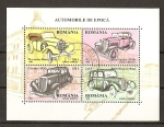 Stamps : Europe : Romania :  Automoviles de Epoca
