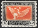 Stamps Spain -  520 Quinta de Goya en EXPO-29 de Sevilla.Disparate volante.
