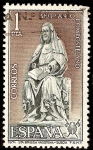Stamps Spain -  Año Santo Jacobeo - Santa Brigida de Vadstena (Suecia)