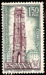 Stamps : Europe : Spain :  Año Santo Jacobeo - Iglesia Saint Jacques de París
