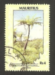Stamps : Africa : Mauritius :  protección del medio ambiente, arbolado