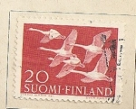 Stamps Europe - Finland -  Gansos