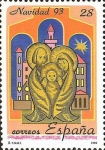 Stamps Spain -  navidad 93