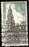 Stamps : Europe : Spain :  Año Santo Jacobeo - Catedral de Santiago