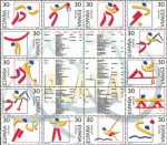 Stamps Spain -  deportes.olimpicos de plata.