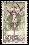 Sellos de Europa - Espaa -  Año Santo Jacobeo - Iglesia del Crucifijo, Puente de la Reina (Navarra)