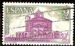 Stamps : Europe : Spain :  Año Santo Jacobeo - Iglesia románica de Eunate (Navarra)