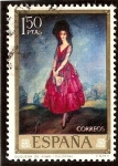 Stamps Spain -  Dia del Sello. Duquesa de Alba - Ignacio de Zuloaga