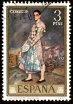 Stamps Spain -  Dia del Sello. Juan Belmonte - Ignacio de Zuloaga