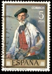 Stamps Spain -  Dia del Sello. Pablo Nuranga - Ignacio de Zuloaga