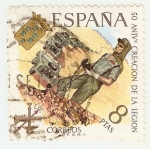 Stamps : Europe : Spain :  L Aniversario de la Legión - Juan de Austria