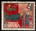 Stamps : Europe : Spain :  Fragmento del altar Sant Andreu de Sagars