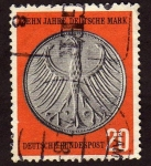 Stamps : Europe : Germany :  10 Jahre deutsche mark