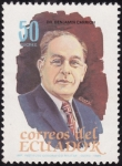 Stamps America - Ecuador -  Dr. Benjamin Carrion