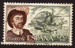 Stamps : Europe : Spain :  Juan S Elcano