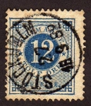 Stamps : Europe : Sweden :  Cifra