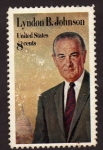 Sellos de America - Estados Unidos -  Lyndon Johnson