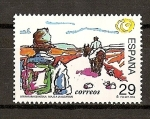 Stamps : Europe : Spain :  Literatura Española