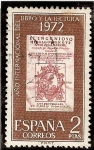 Stamps Spain -  Año Internacional del libro y la lectura - Portada de la edición príncipe 
