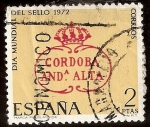 Stamps Spain -  Dia mundial del Sello - Marca prefilatélica Cordoba Andª Alta