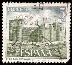 Stamps Spain -  Castillo de San Servando - Toledo